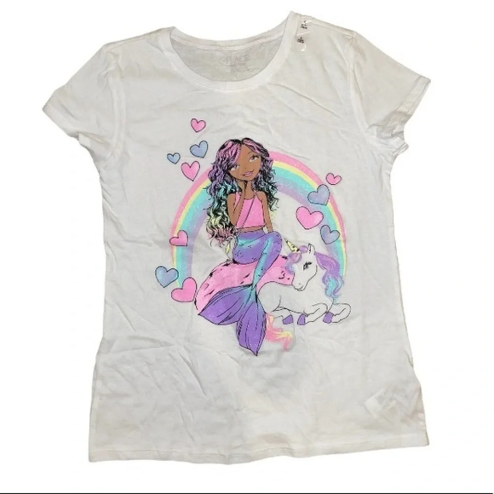 Mermaid Short Sleeve T-Shirt 10/12 Large
